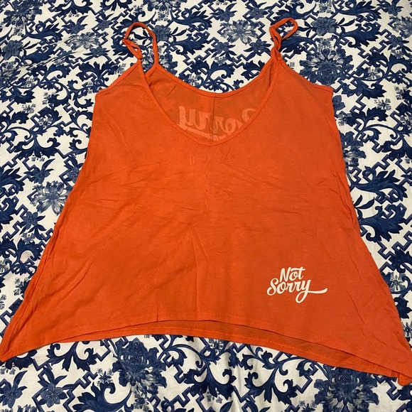 Chive Chivette Orange Tank Sorry for Partying L - Picture 4 of 5